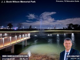 J J Book Wilson Memorial Park, the latest addition to Princeton, TX array of outdoor spaces.