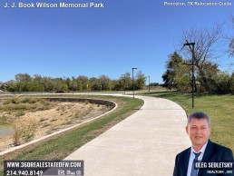 J J Book Wilson Memorial Park, the latest addition to Princeton, TX array of outdoor spaces.