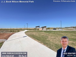 J J Book Wilson Memorial Park, the latest addition to Princeton, TX array of outdoor spaces.