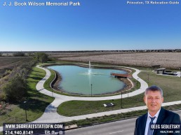 J J Book Wilson Memorial Park, the latest addition to Princeton, TX array of outdoor spaces.