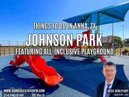 Things to do in Anna TX - Visit Johnson Park - All Inclusive Playground in Anna TX