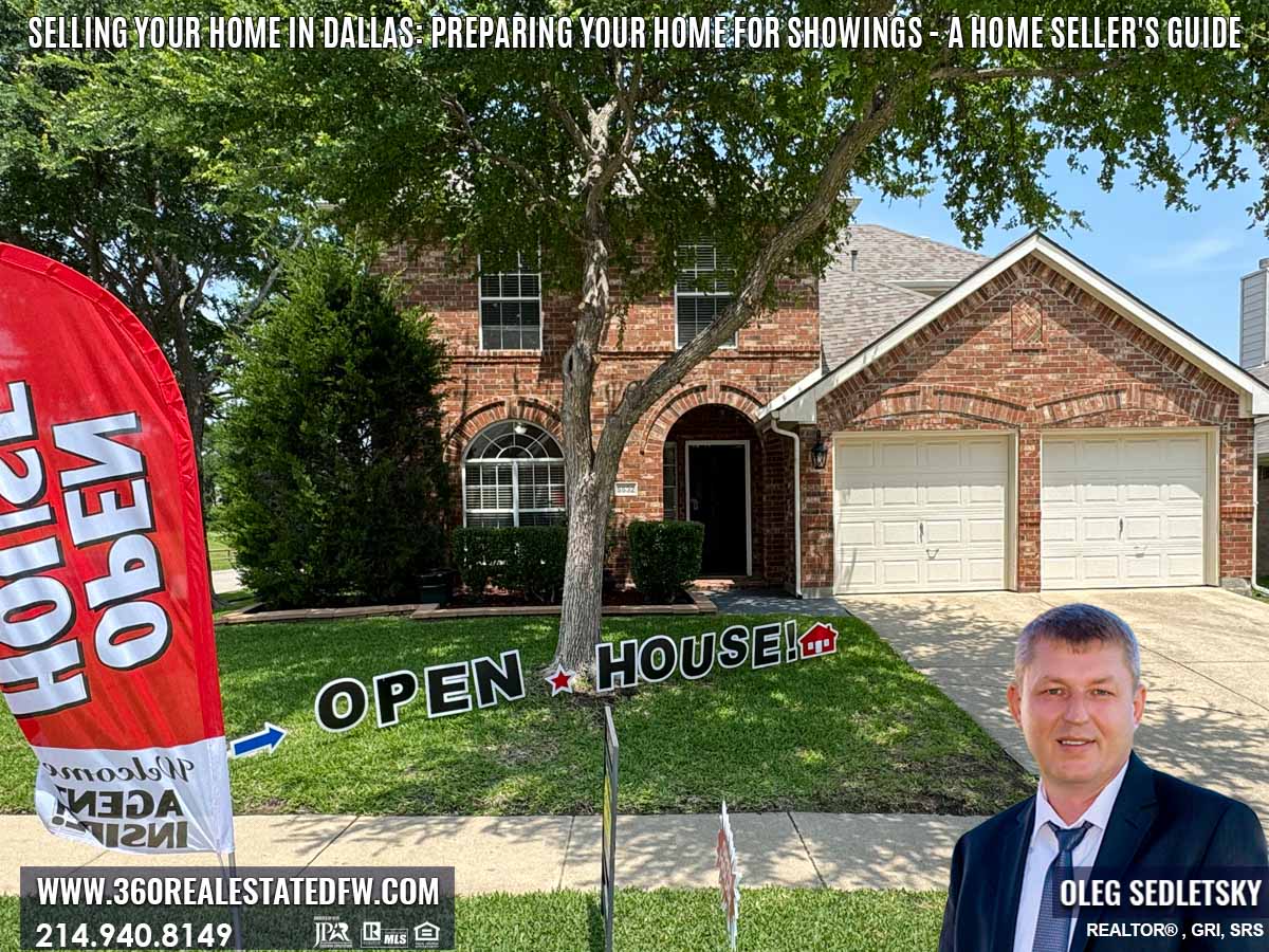 Selling your home in Dallas: Preparing Your Home for Showings - A Home Seller's Guide. How to Sell Your Home Fast and For Top Dollar in Dallas, TX