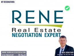 Oleg Sedletsky, Dallas Realtor with The Real Estate Negotiation Expert (RENE) certification