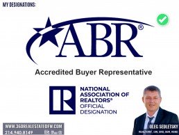 Oleg Sedletsky, Dallas Realtor with The Accredited Buyer Representative designation