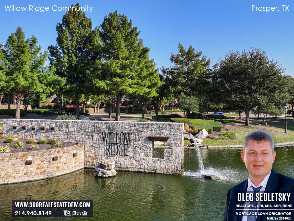 Willow Ridge Community in Prosper, Texas - a unique blend of luxury, convenience, and a family-friendly atmosphere