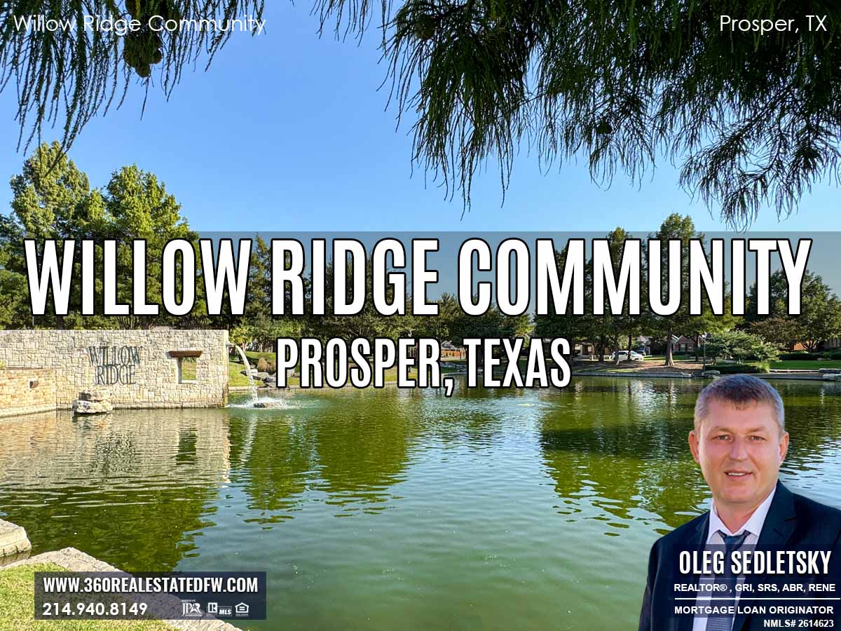 Explore the Willow Ridge Community in Prosper, Texas - a unique blend of luxury, convenience, and a family-friendly atmosphere