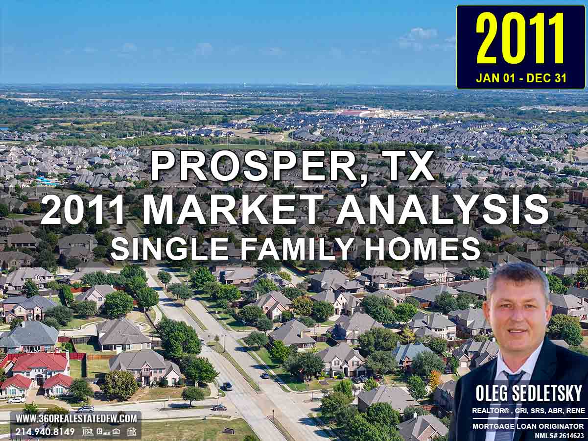 Prosper, TX Real Estate and Homes For Sale - 2011 Single-Family Residential Housing Analysis