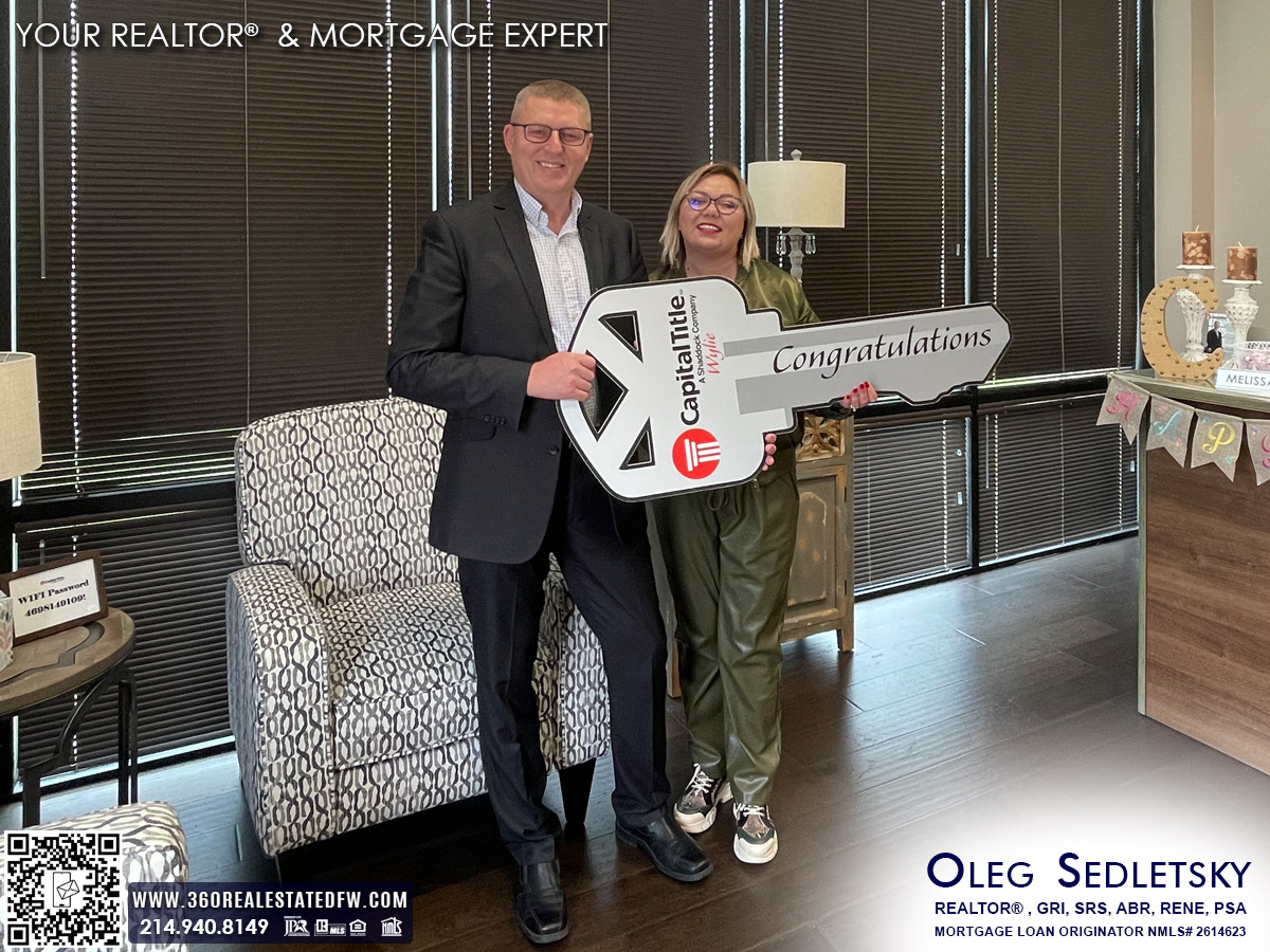 Oleg Sedletsky, a distinguished Realtor in Dallas-Fort Worth, holds numerous real estate designations and certifications, showcasing his commitment to excellence and expertise in the field.