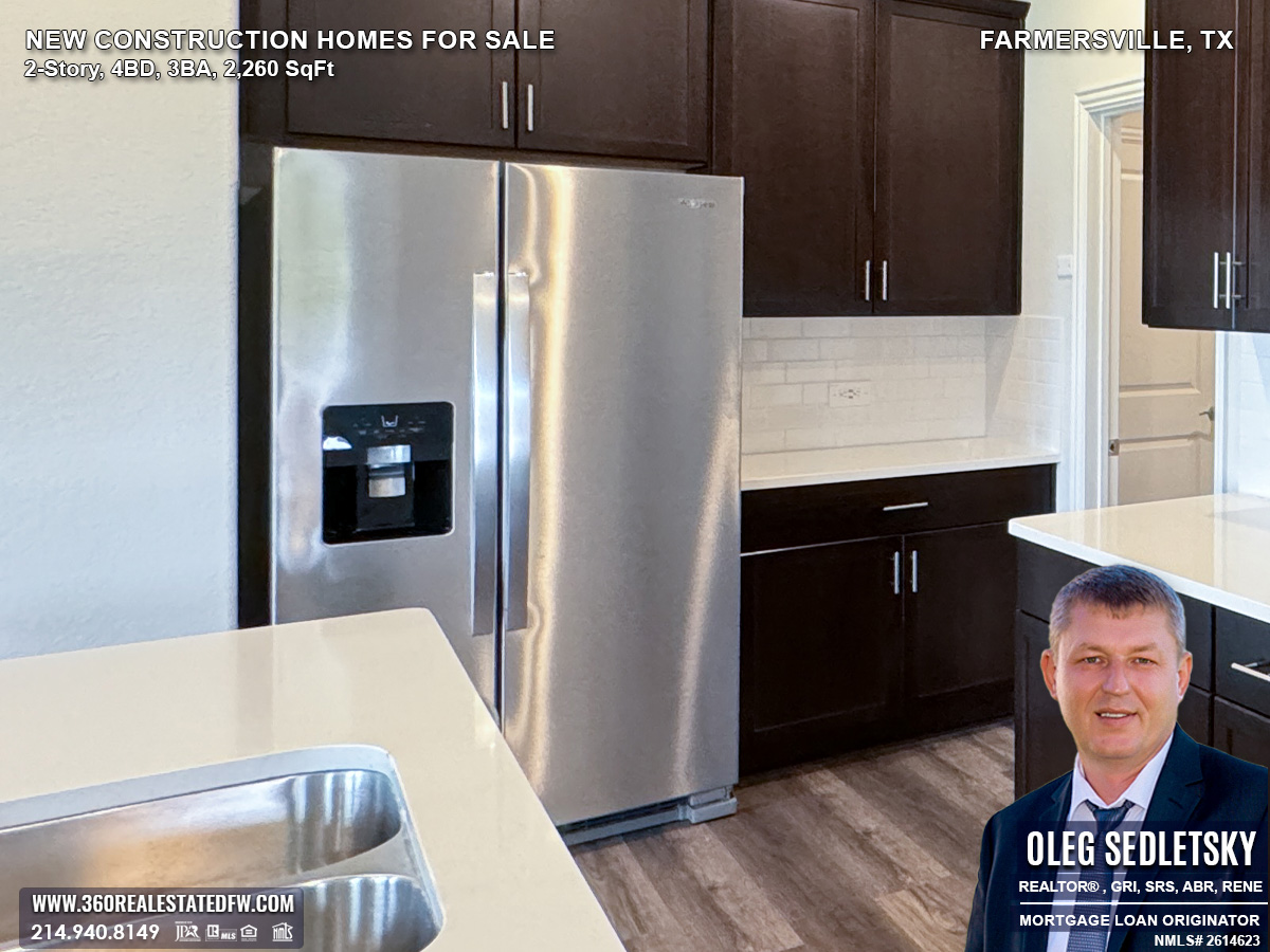 Farmersville, Texas Real Estate - 2-Story New Construction homes for sale
