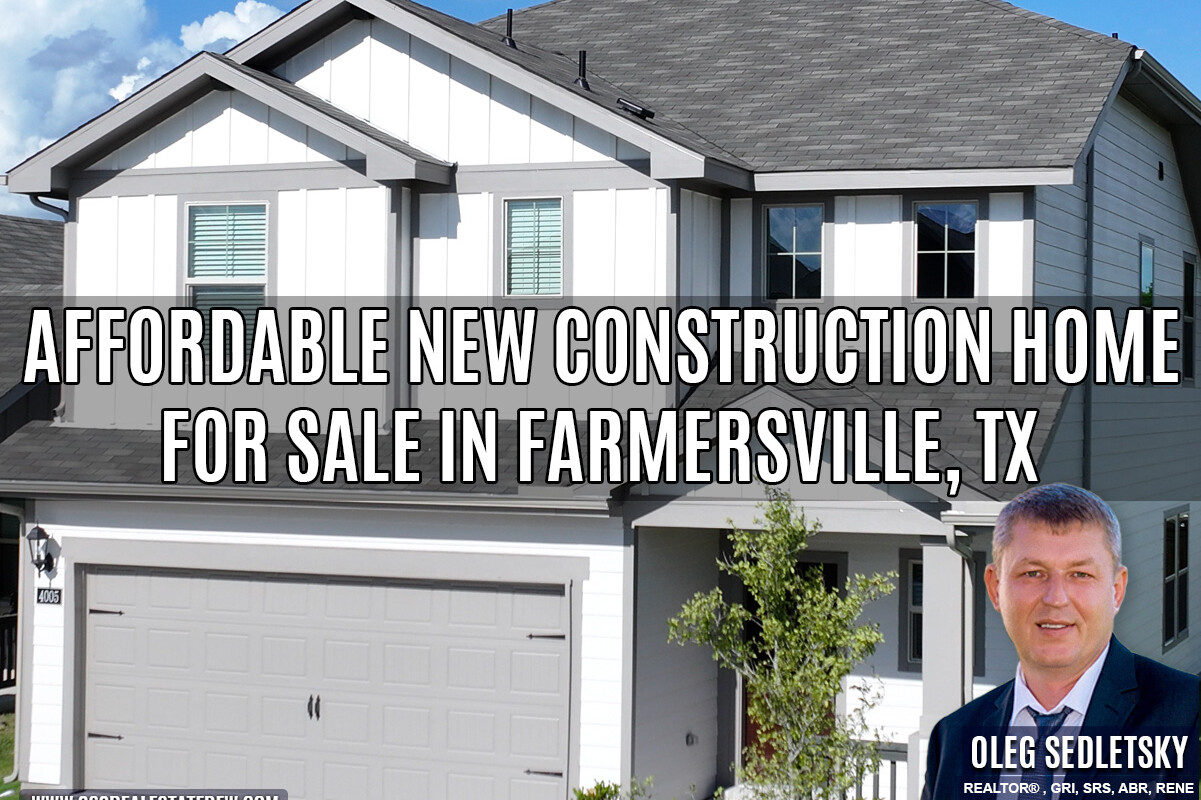 Farmersville, Texas Real Estate - 2-Story New Construction homes for sale