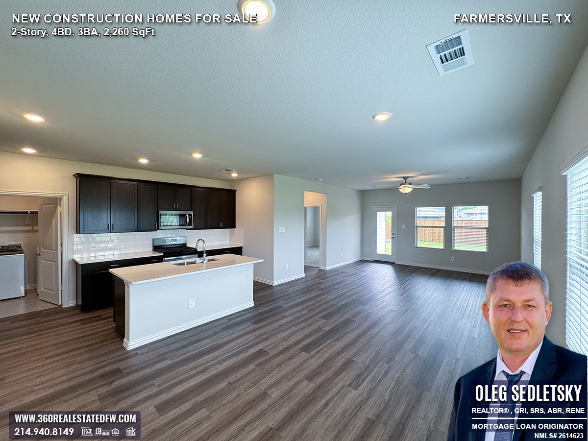 Farmersville, Texas Real Estate - 2-Story New Construction homes for sale
