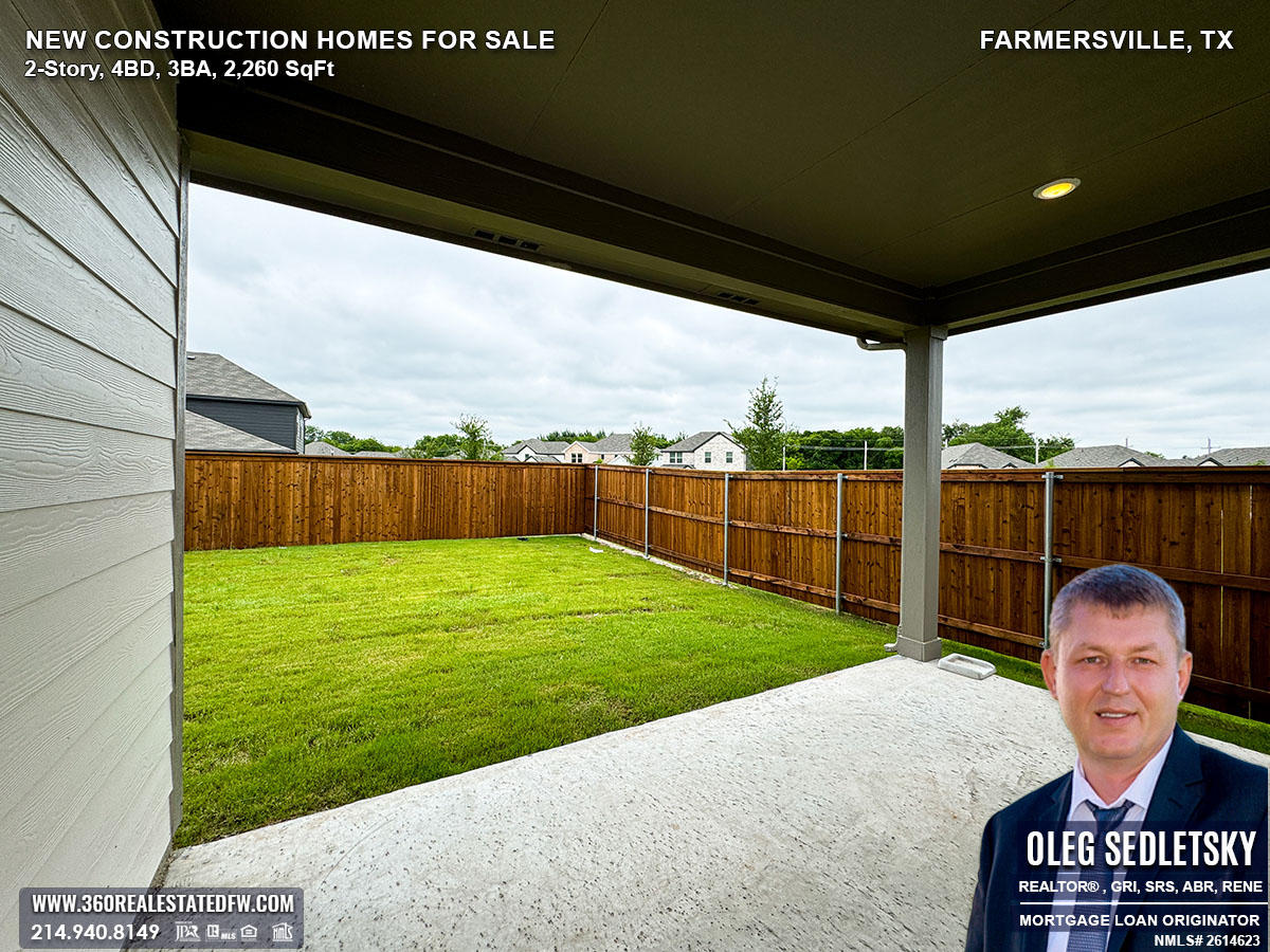 Farmersville, Texas Real Estate - 2-Story New Construction homes for sale