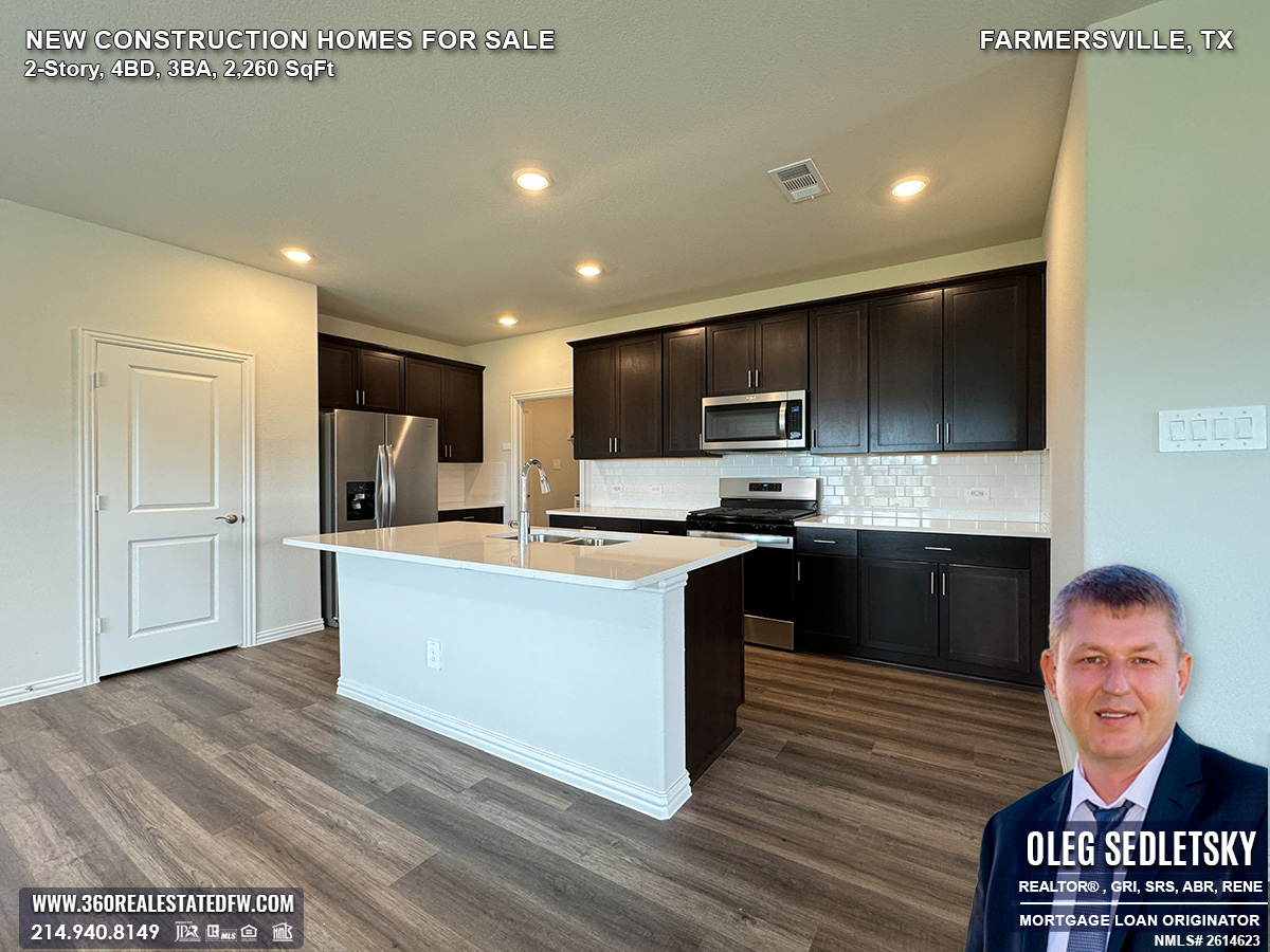 Farmersville, Texas Real Estate - 2-Story New Construction homes for sale