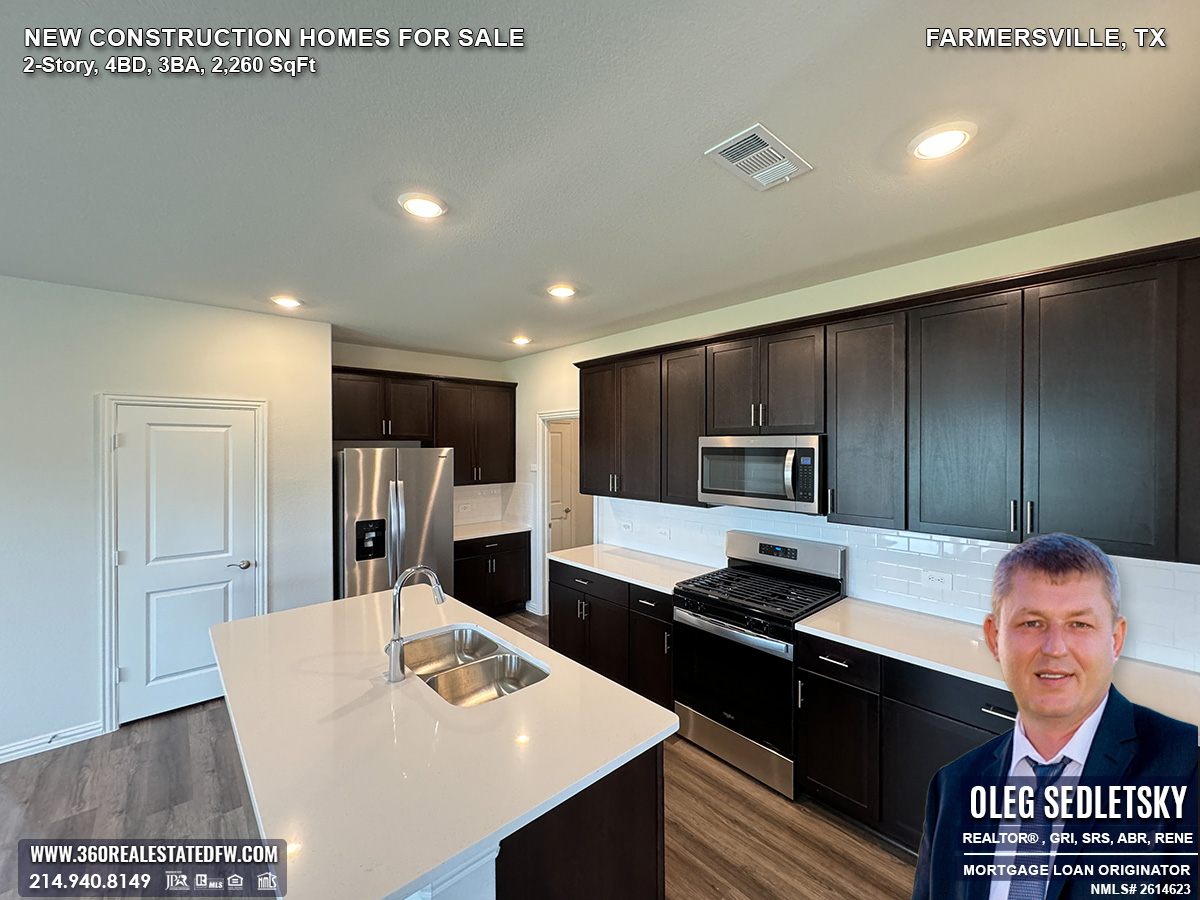 Farmersville, Texas Real Estate - 2-Story New Construction homes for sale