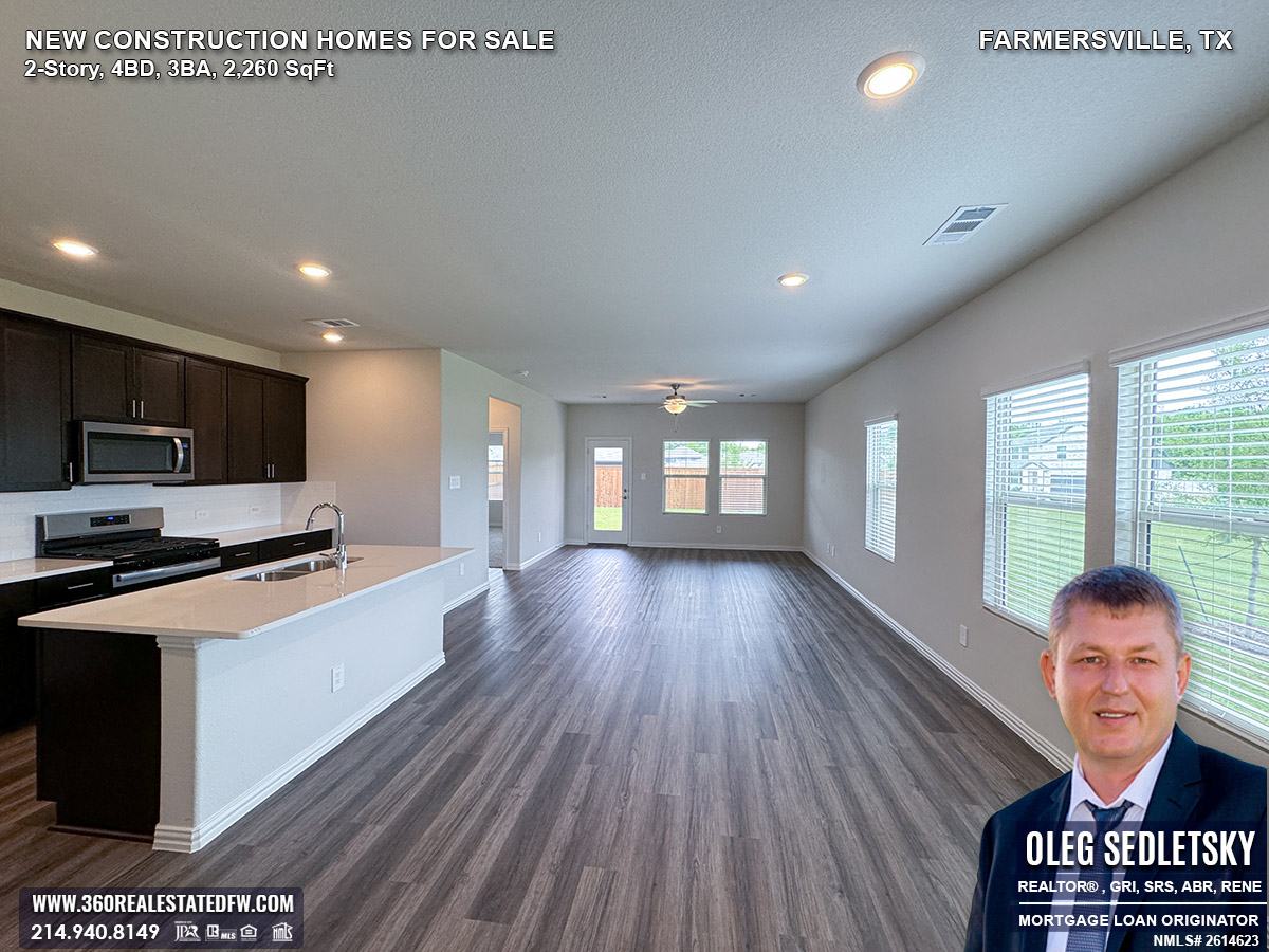 Farmersville, Texas Real Estate - 2-Story New Construction homes for sale