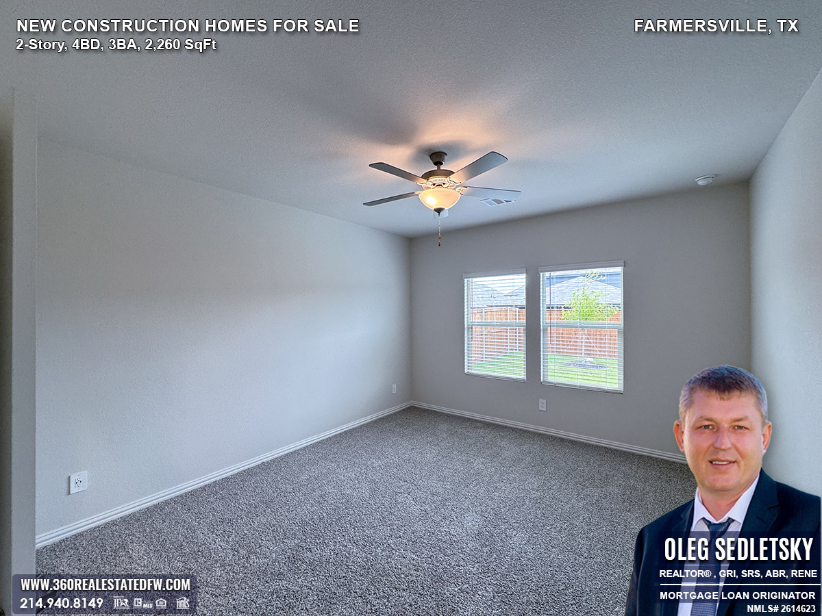 Farmersville, Texas Real Estate - 2-Story New Construction homes for sale