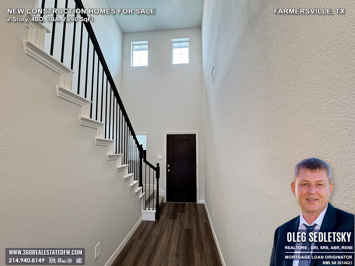 Farmersville, Texas Real Estate - 2-Story New Construction homes for sale