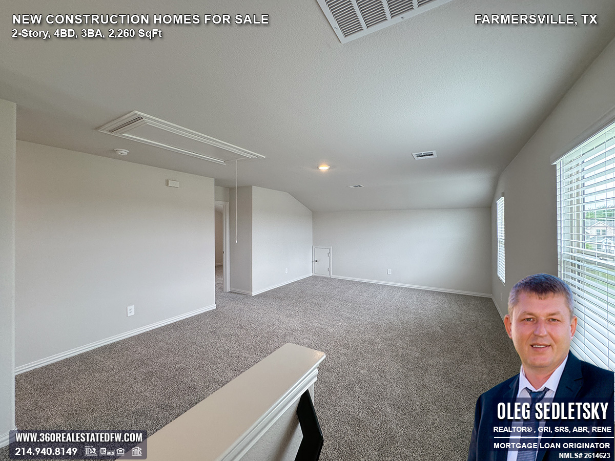 Farmersville, Texas Real Estate - 2-Story New Construction homes for sale