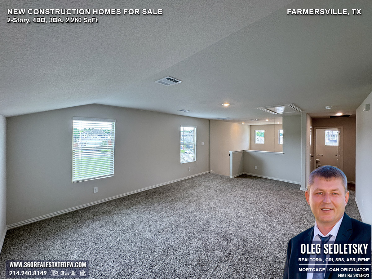 Farmersville, Texas Real Estate - 2-Story New Construction homes for sale