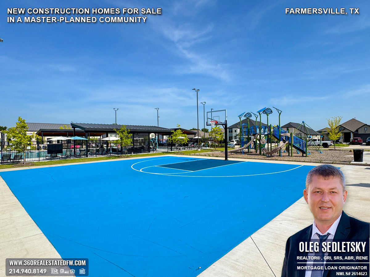 New Construction Homes for Sale in a Master-Planned Community in Farmersville, TX