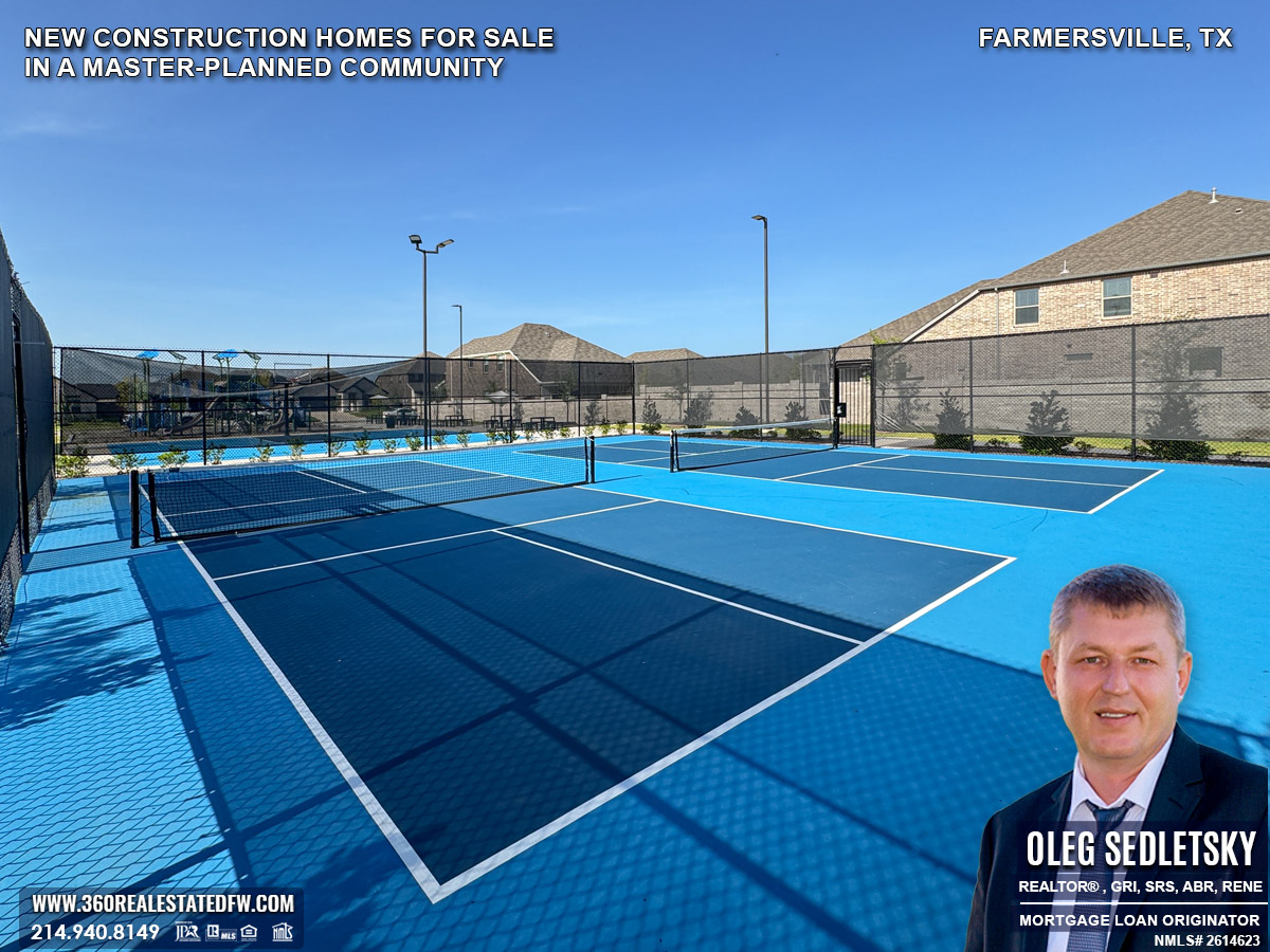 New Construction Homes for Sale in a Master-Planned Community in Farmersville, TX
