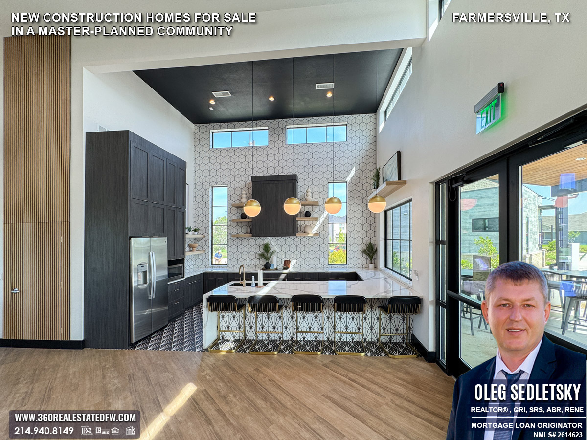 New Construction Homes for Sale in a Master-Planned Community in Farmersville, TX