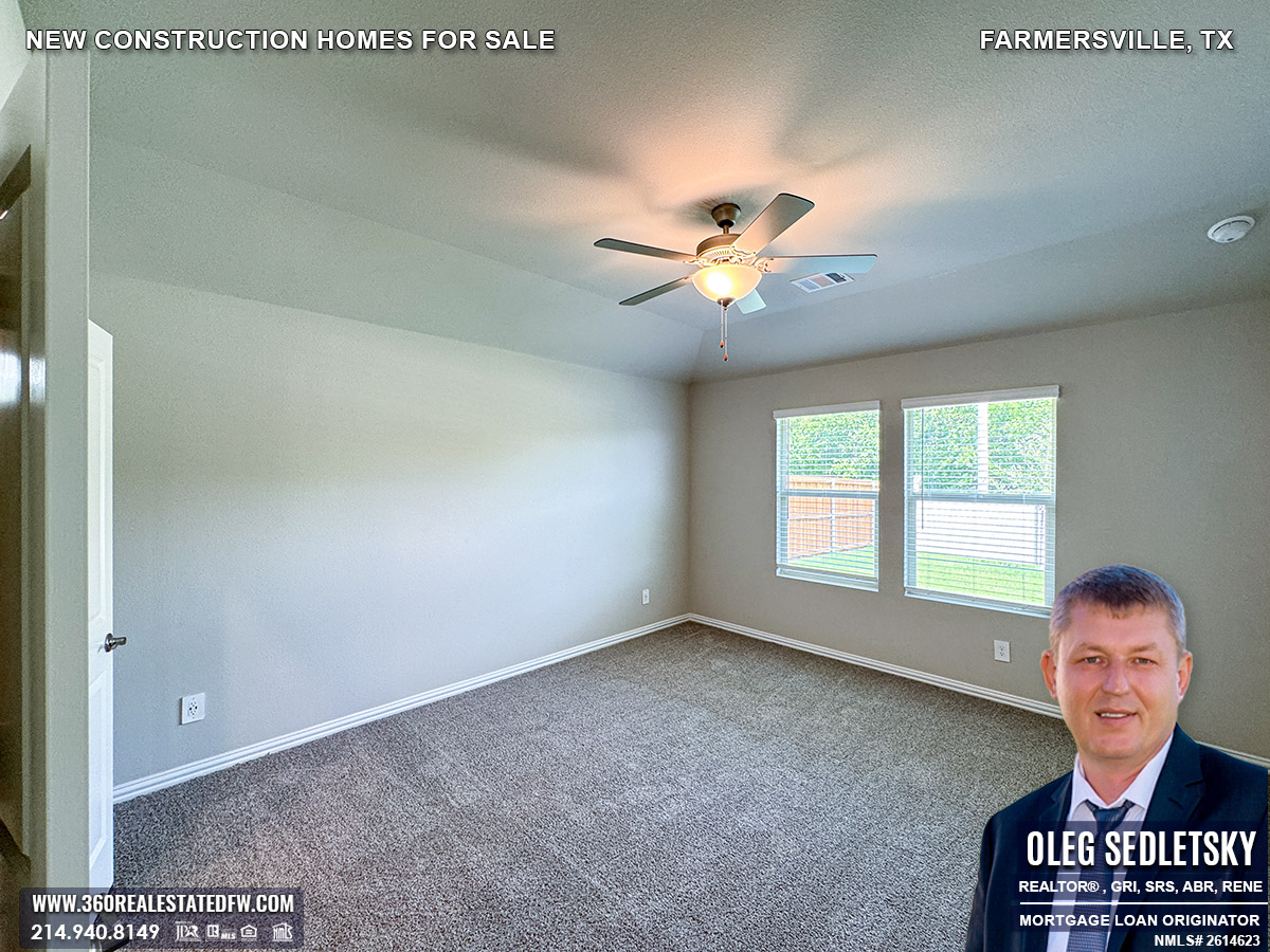 New construction homes for sale in Farmersville, Texas