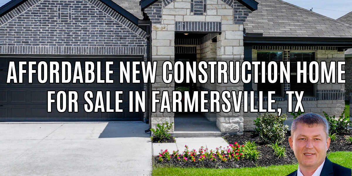 New construction homes for sale in Farmersville, Texas