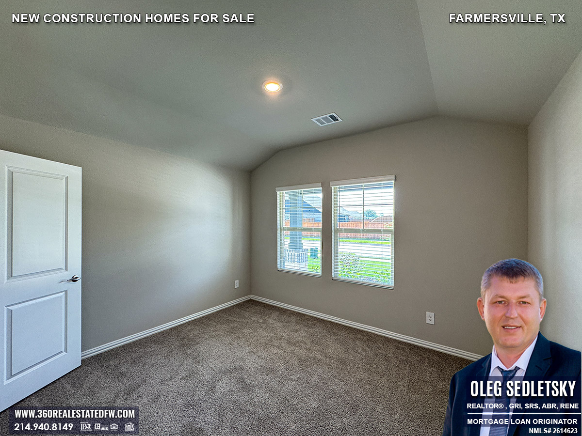 New construction homes for sale in Farmersville, Texas