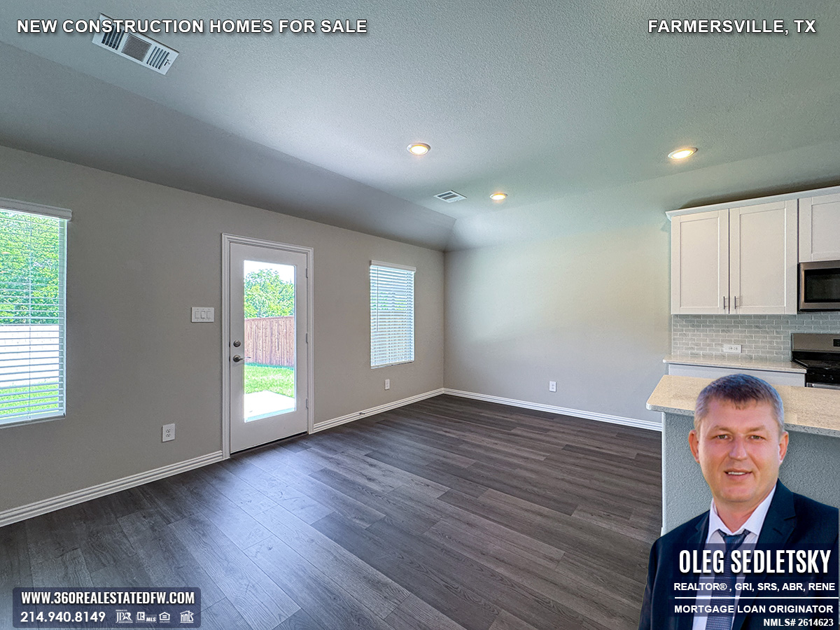 New construction homes for sale in Farmersville, Texas