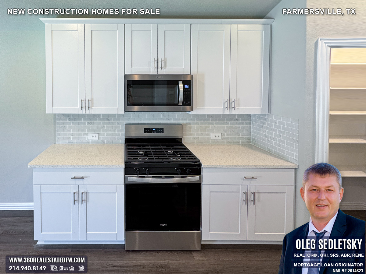 New construction homes for sale in Farmersville, Texas