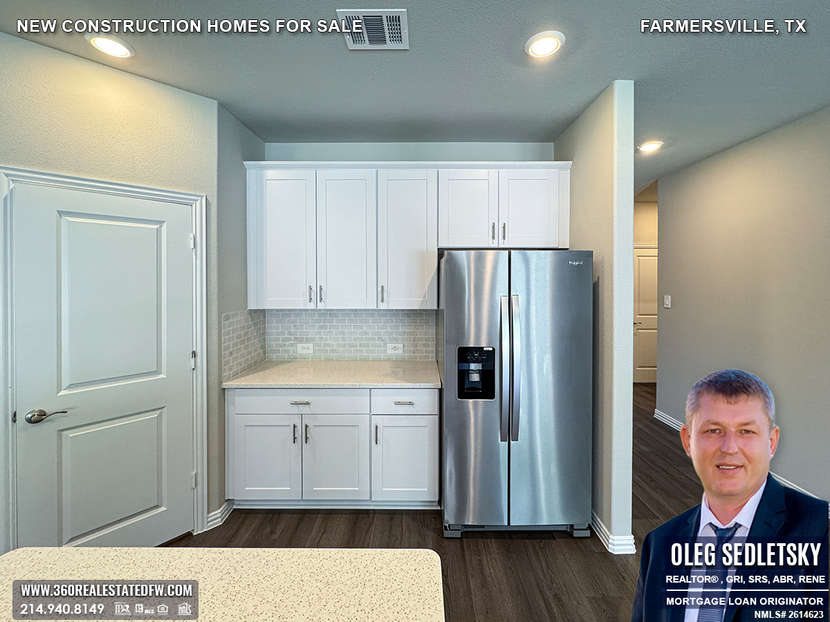 New construction homes for sale in Farmersville, Texas