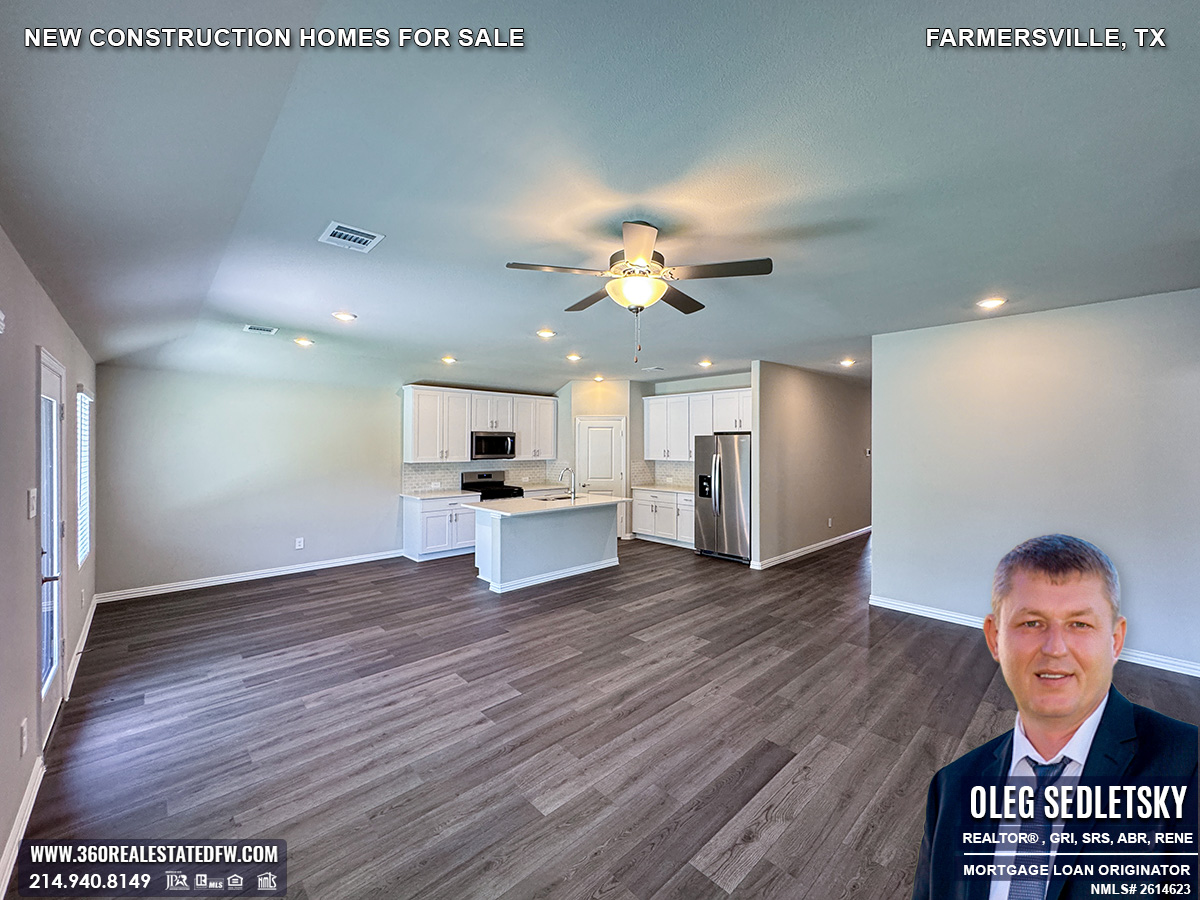 New construction homes for sale in Farmersville, Texas