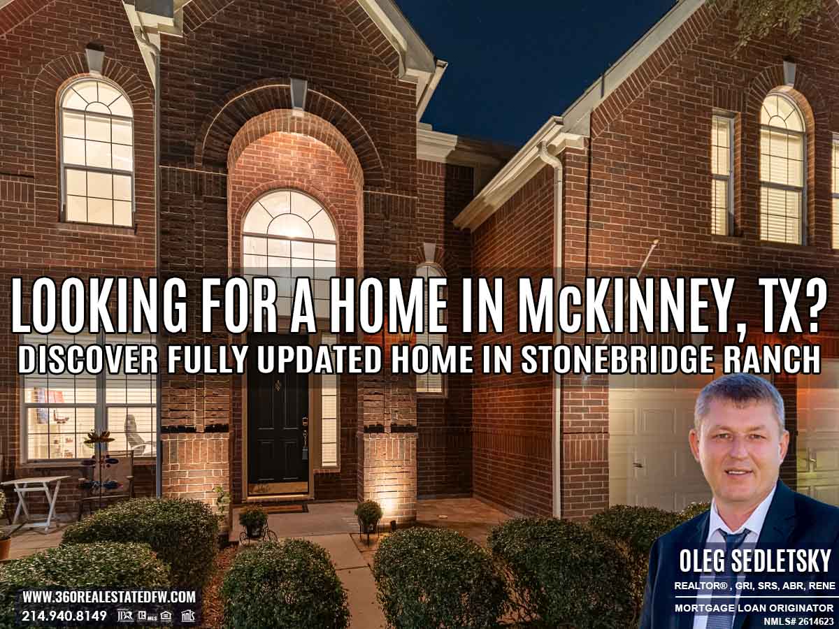Home for sale in Stonebridge Ranch in McKinney, TX