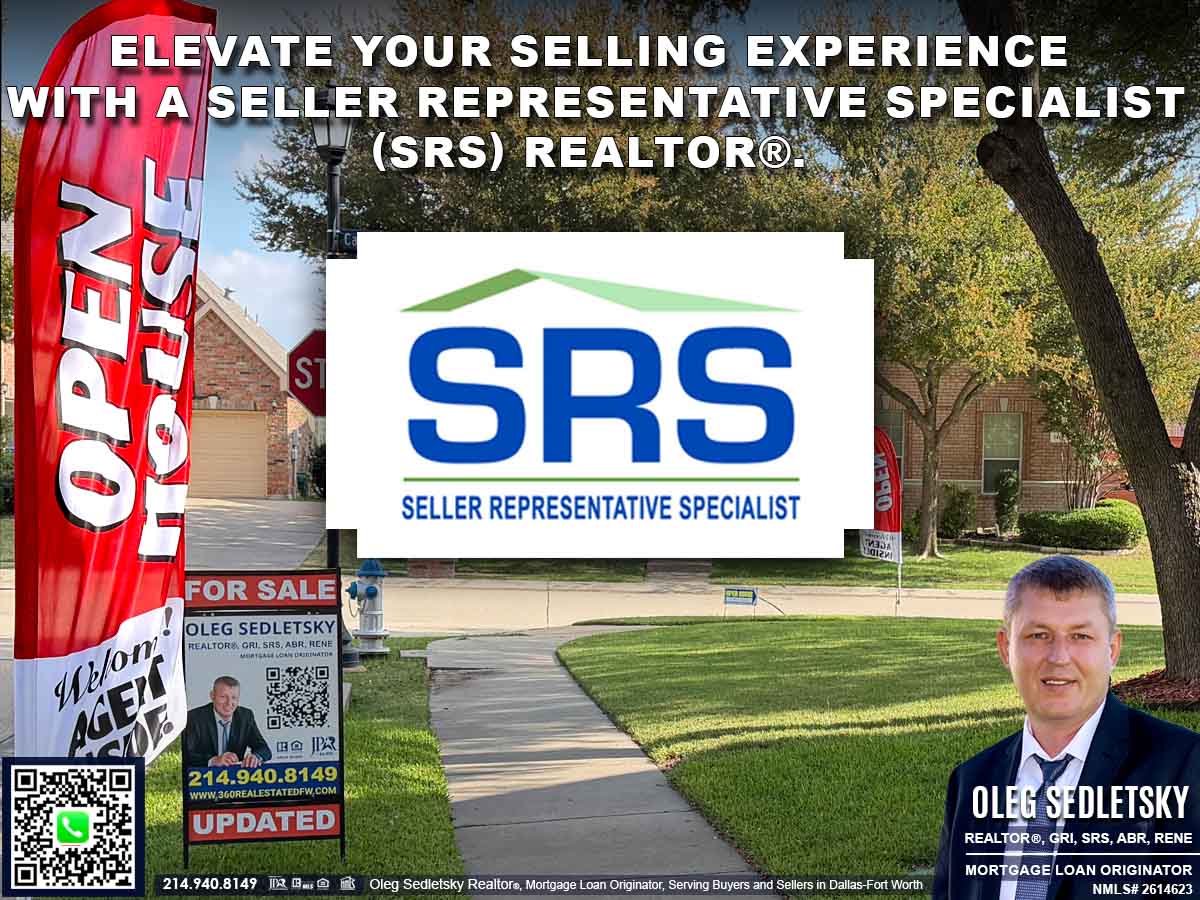 Oleg Sedletsky Realtor with Seller Representative Specialist (SRS) designation
