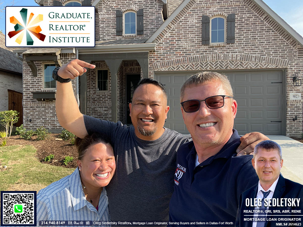 Oleg Sedletsky, a distinguished Realtor in Dallas-Fort Worth, holds numerous real estate designations and certifications (including GRI), showcasing his commitment to excellence and expertise in the field.