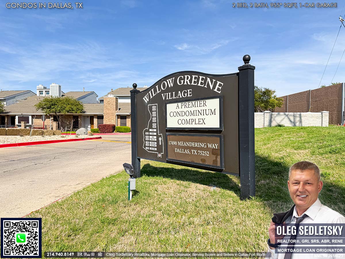 Affordable move-in ready first-floor condo in Dallas under $240000