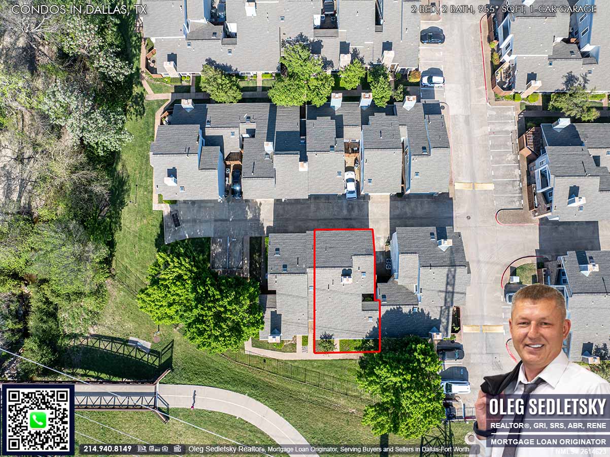 Affordable move-in ready first-floor condo in Dallas under $240000