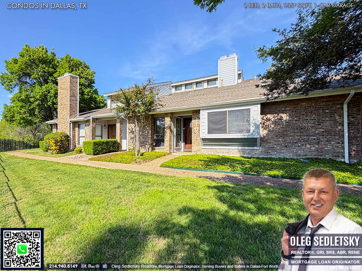 Affordable move-in ready first-floor condo in Dallas under $240000