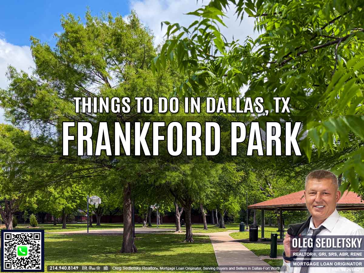 Frankford Park Dallas TX | Playground, basketball court, Trails, Pavilion, picnic tables