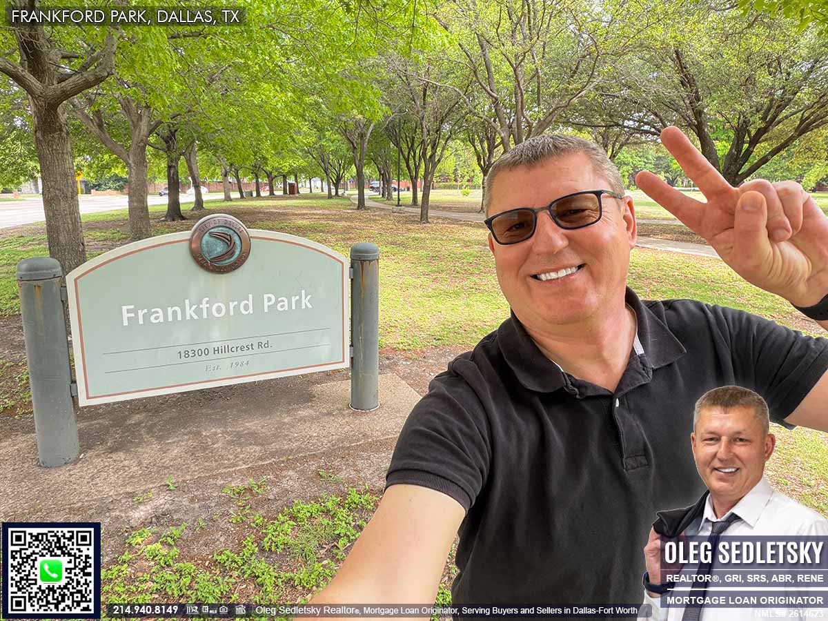 Frankford Park Dallas TX | Playground, basketball court, Trails, Pavilion, picnic tables