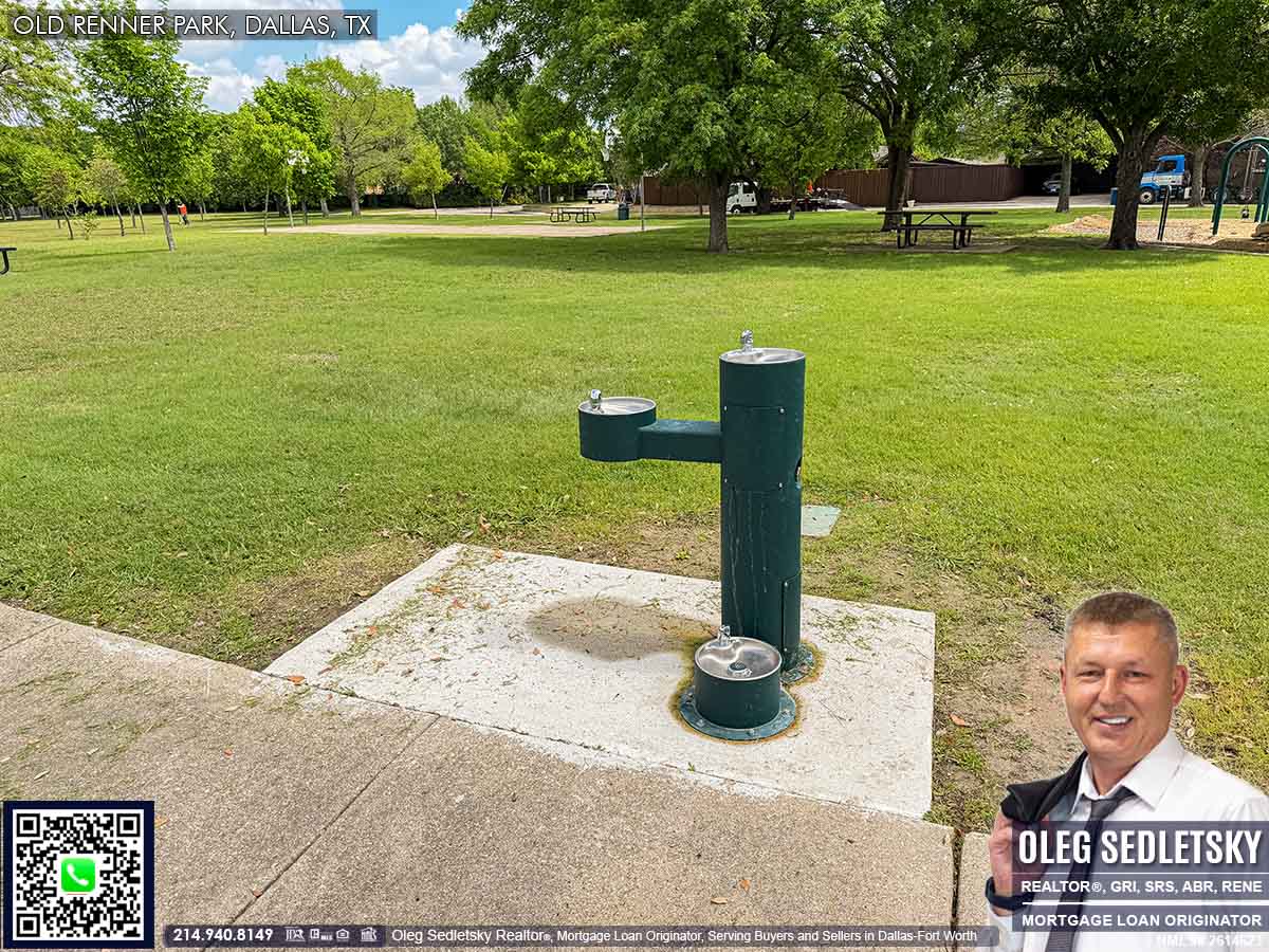 Old Renner Park and Tennis Courts Dallas TX | Playground, Trails, picnic tables, tennis courts, benches