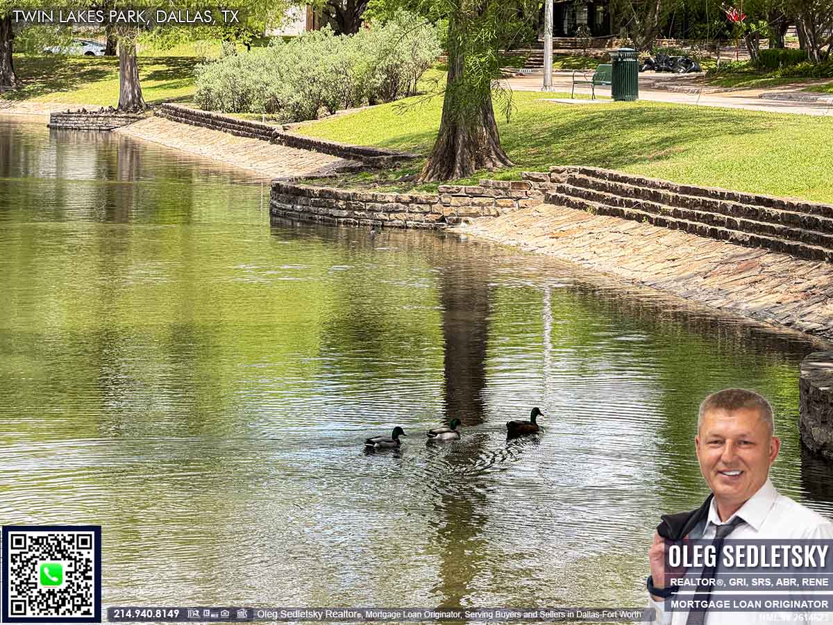 Twin Lakes Park Dallas TX | Pond, Fishing, Benches