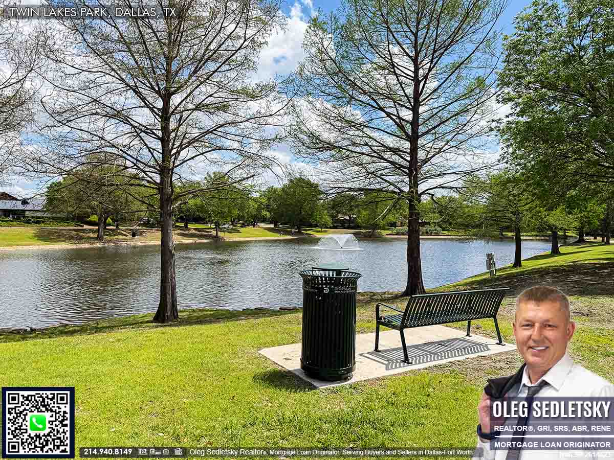 Twin Lakes Park Dallas TX | Pond, Fishing, Benches