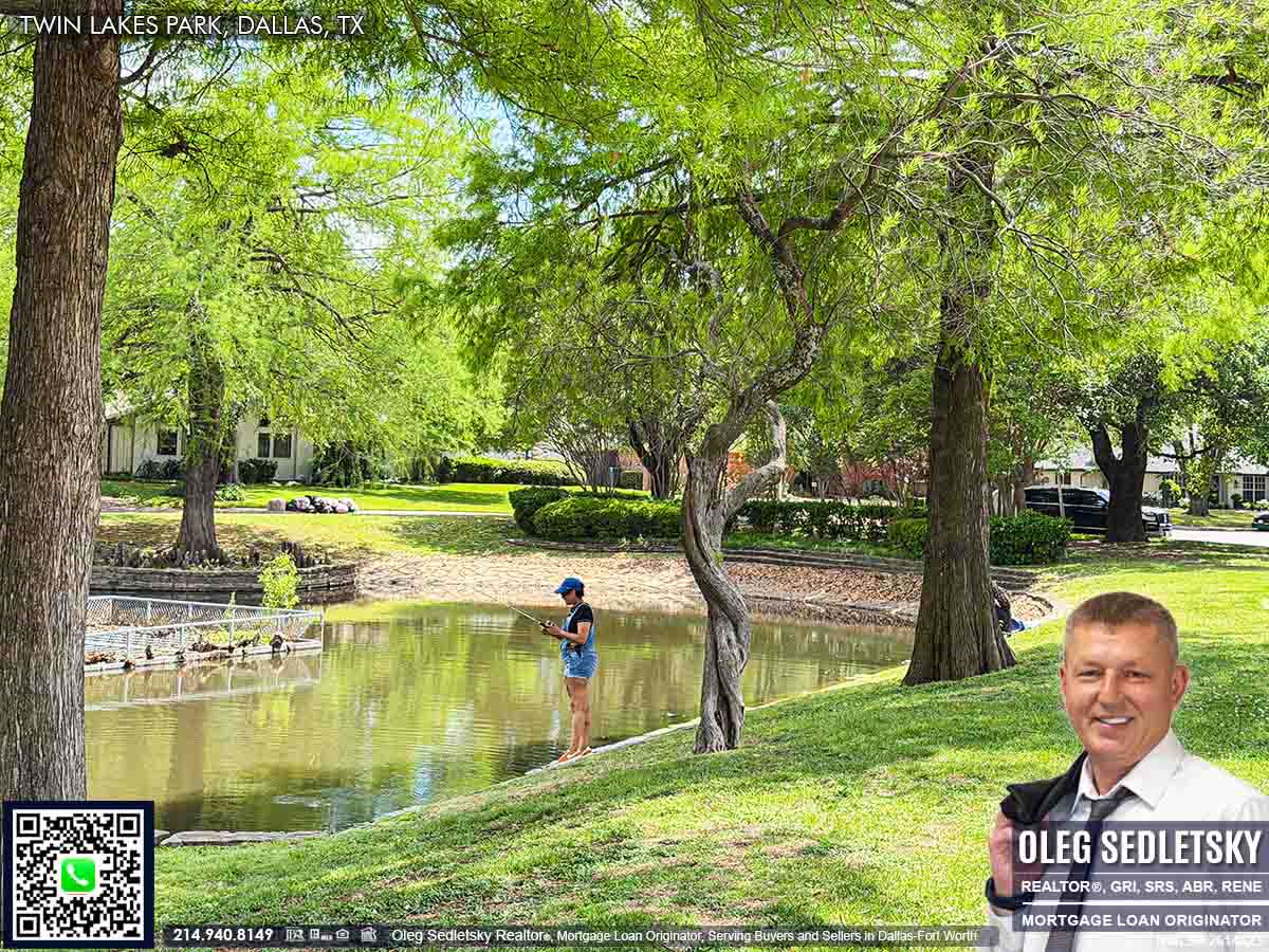 Twin Lakes Park Dallas TX | Pond, Fishing, Benches