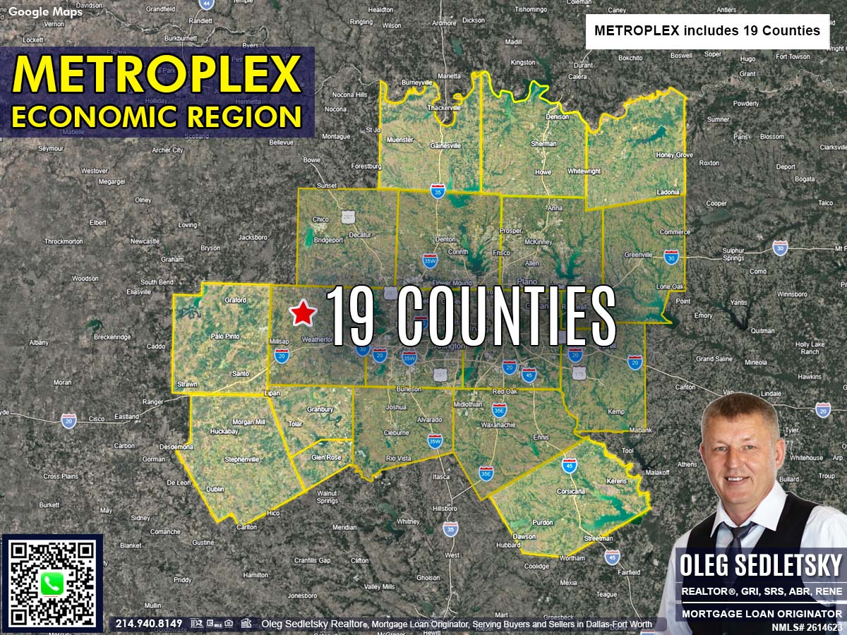 New DFW boundaries explained.. DFW metropolitan division changes after July 2023