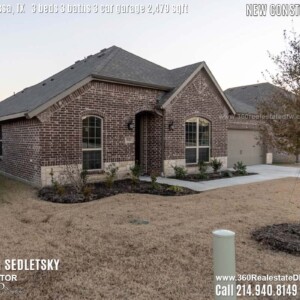 New Construction Home in Melissa, TX. Contact Oleg Sedletsky REALTOR - 214.940.8149 - www.360RealEstateDFW.com - JP & Associates Realtors 3 Beds, 3 Baths, 3 Car Garage, 2479 sqft Note! Information provided is deemed reliable, but is not guaranteed and should be independently verified. Price and Home Availability is subject to change without notice. Square footages are approximate.