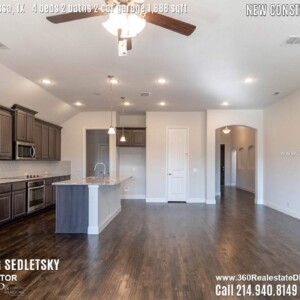 New Construction Home in Melissa, TX. Contact Oleg Sedletsky REALTOR - 214.940.8149 - www.360RealEstateDFW.com - JP & Associates Realtors 4 Beds, 2 Baths, 2 Car Garage, 1888 sqft Note! Information provided is deemed reliable, but is not guaranteed and should be independently verified. Price and Home Availability is subject to change without notice. Square footages are approximate.