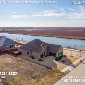 New Construction Home in Prosper, TX. Aerial Photos. Contact Oleg Sedletsky REALTOR - 214.940.8149 - www.360RealEstateDFW.com - JP & Associates Realtors 3 Beds, 2.5 Baths, 3 Car Garage, 2660 sqft Note! Information provided is deemed reliable, but is not guaranteed and should be independently verified. Price and Home Availability is subject to change without notice. Square footages are approximate.
