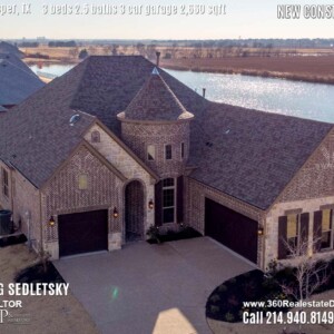 New Construction Home in Prosper, TX. Aerial Photos. Contact Oleg Sedletsky REALTOR - 214.940.8149 - www.360RealEstateDFW.com - JP & Associates Realtors 3 Beds, 2.5 Baths, 3 Car Garage, 2660 sqft Note! Information provided is deemed reliable, but is not guaranteed and should be independently verified. Price and Home Availability is subject to change without notice. Square footages are approximate.